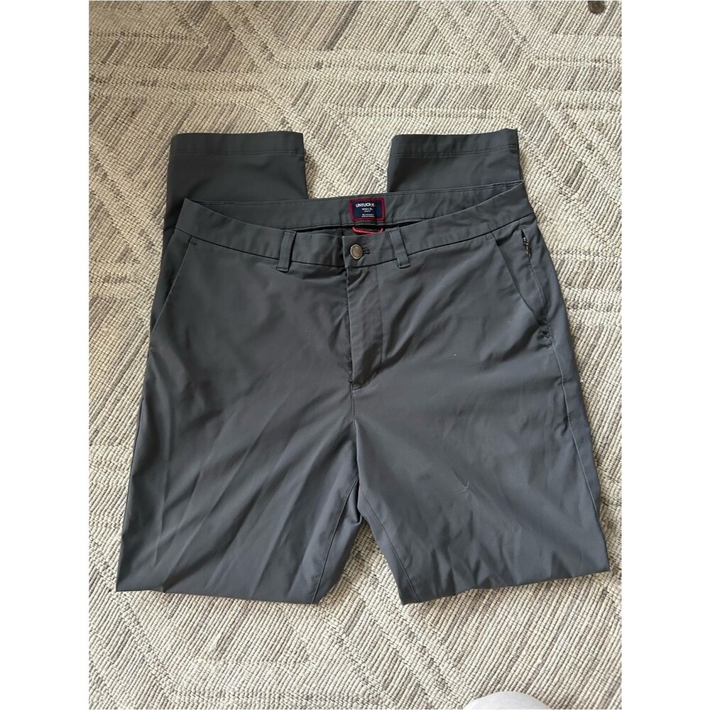UNTUCKit Men's Slate Gray Stretch Chinos